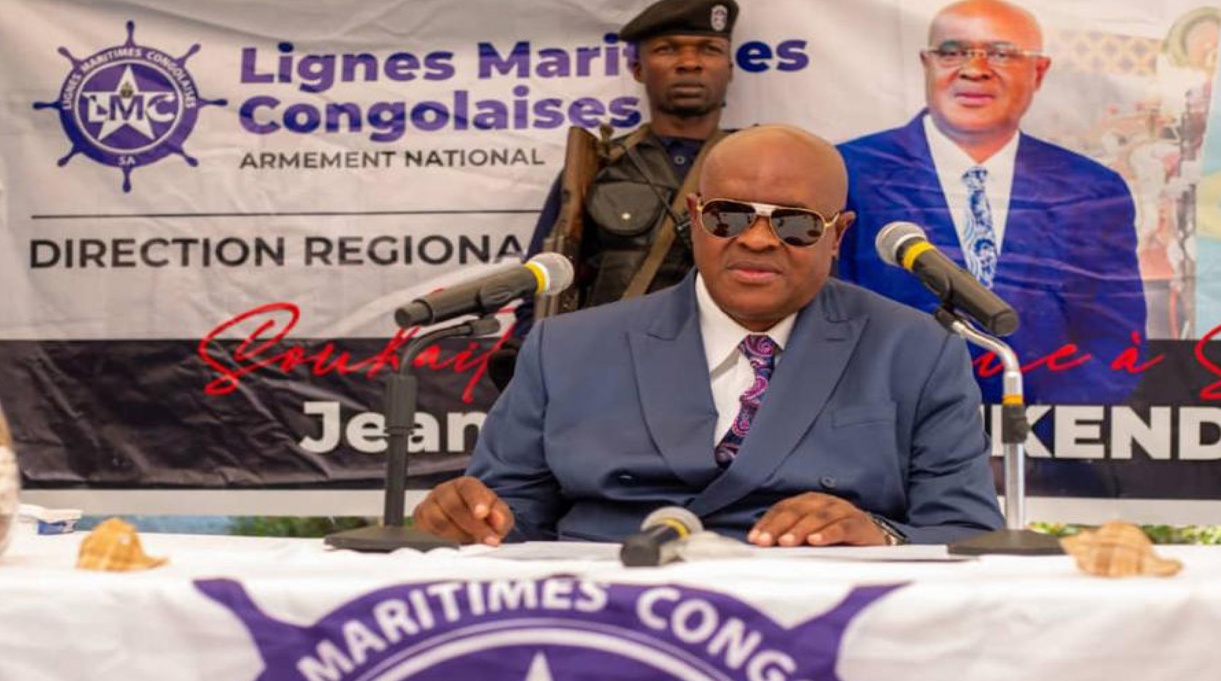 LIGNES MARITIMES CONGOLAISES Le DG Jean Claude Mukendi en mission à