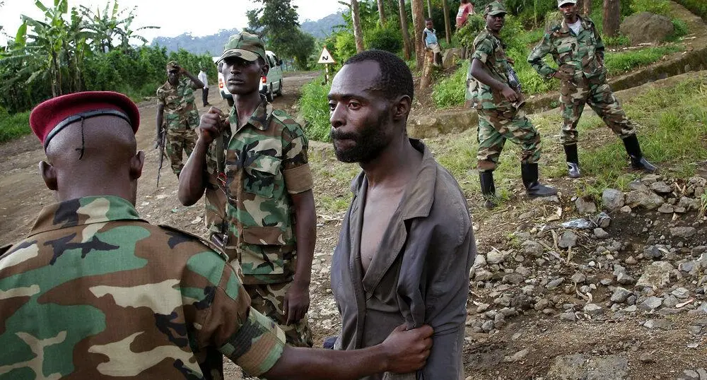 Eléments du M23 en pleine opération à Bunagana