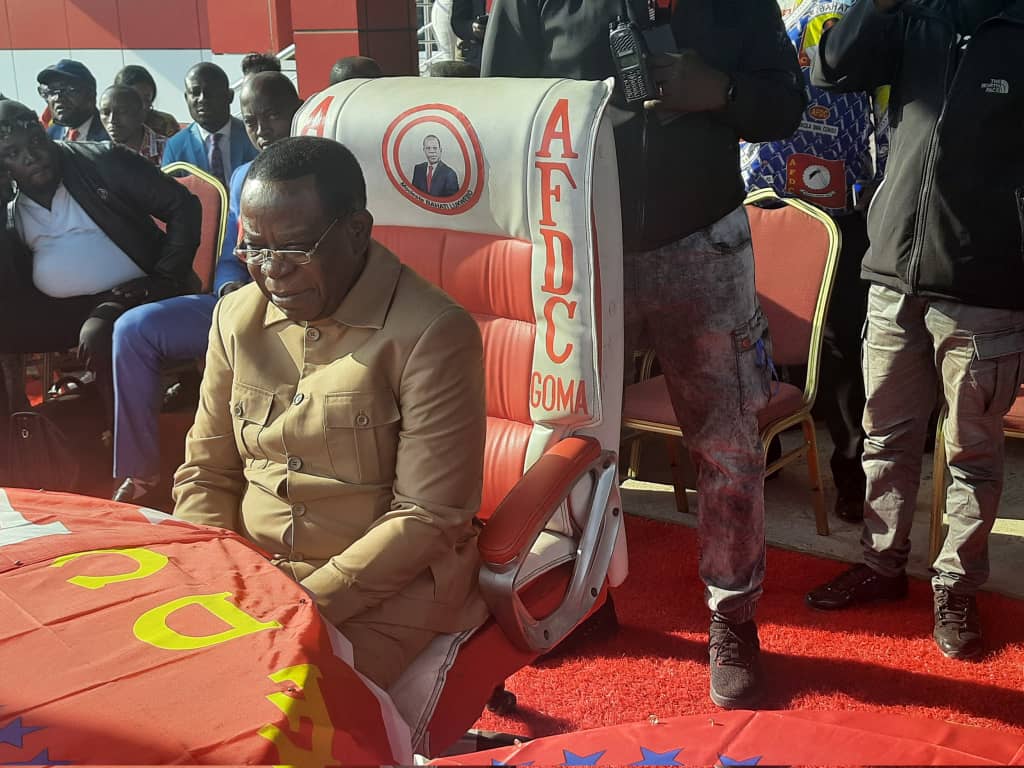 Modeste Bahati Lukwebo, président du Sénat à Goma