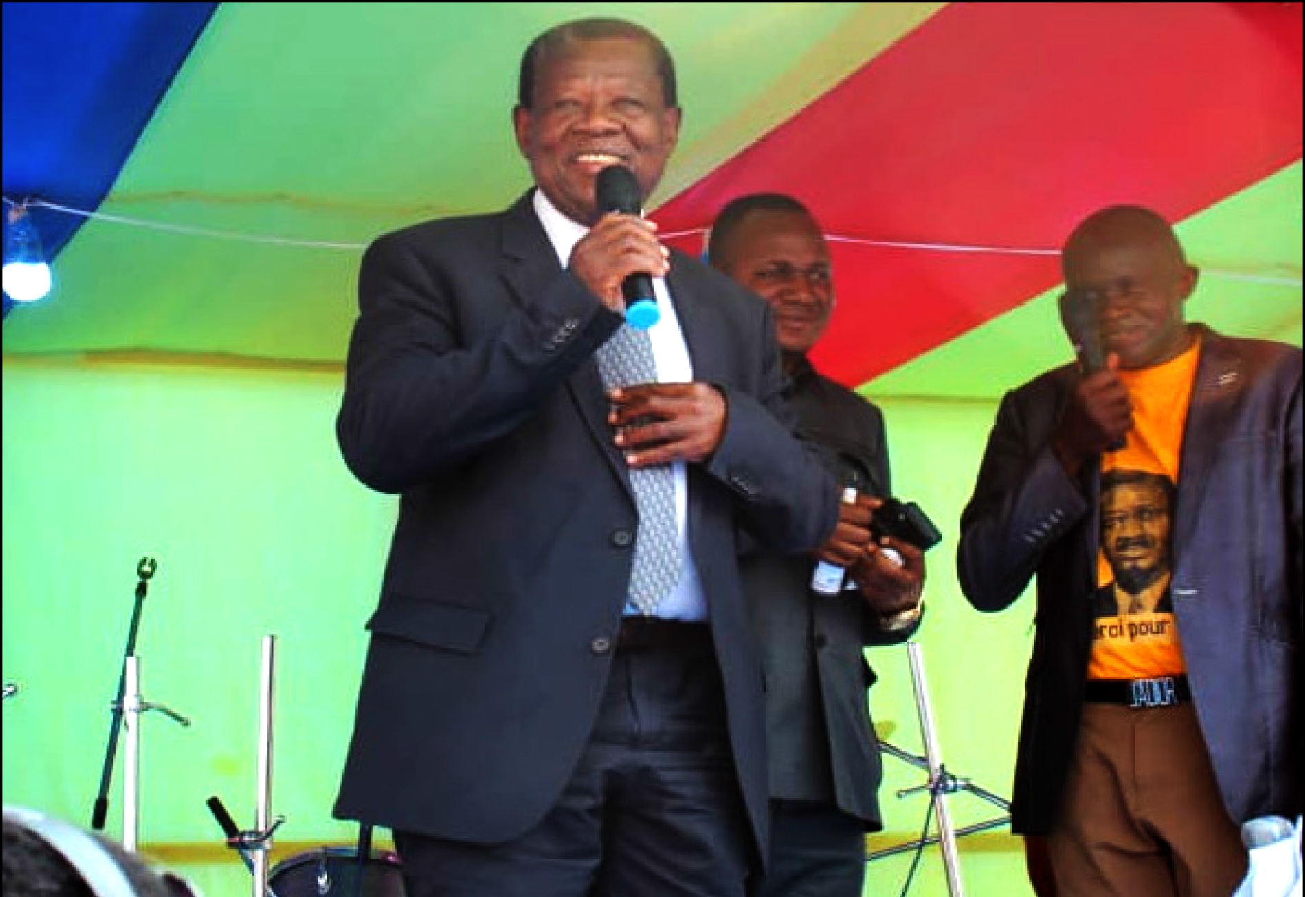Le député national Lambert Mende à Lumumbaville