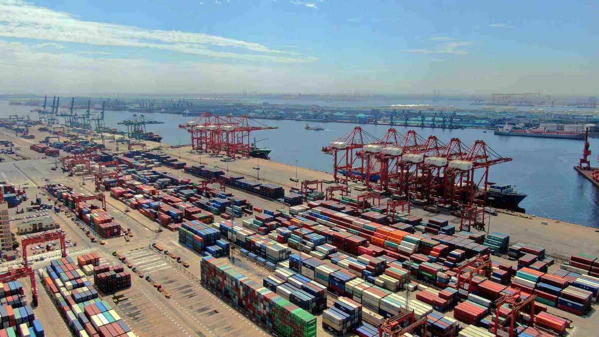 Un port à Beijing