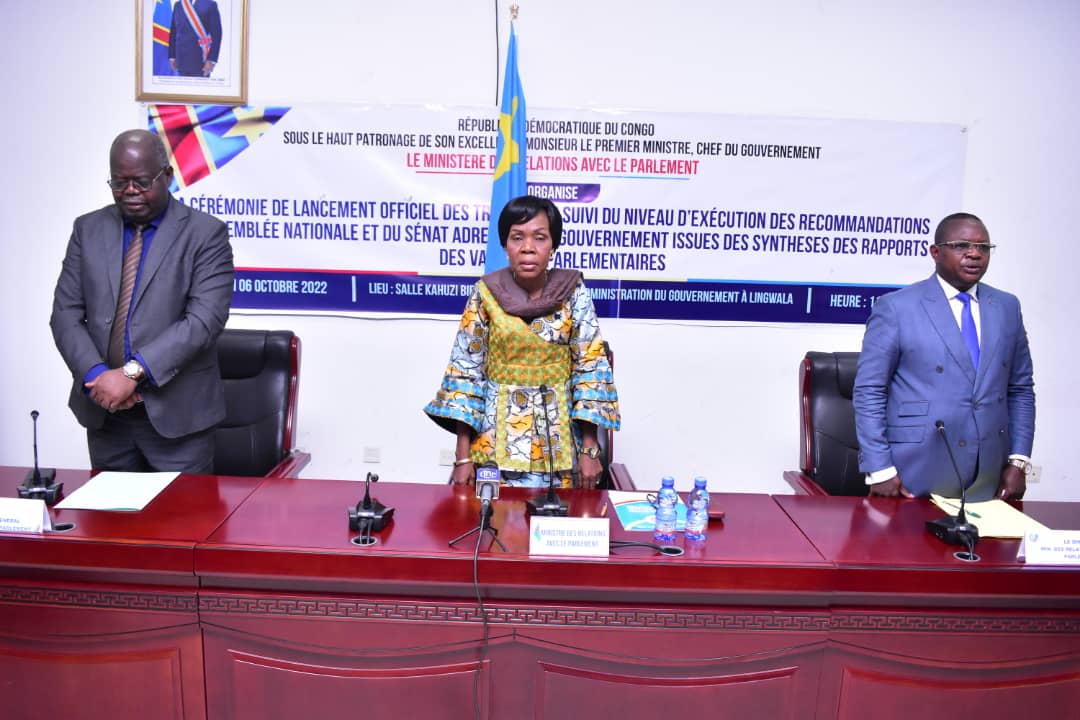 La ministre Anne-Marie Karume à l’ouverture des travaux