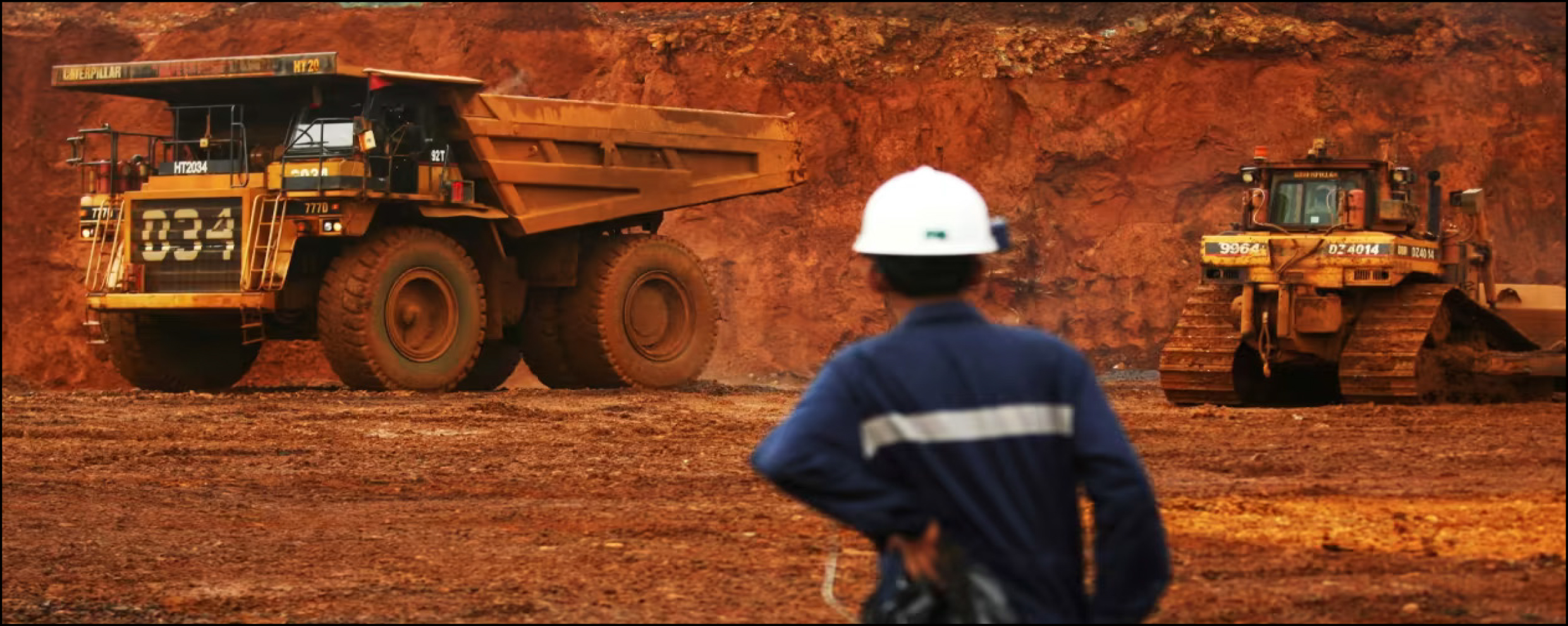 Un site d’exploitation de Lithium d’African Energy Metals à Manono.