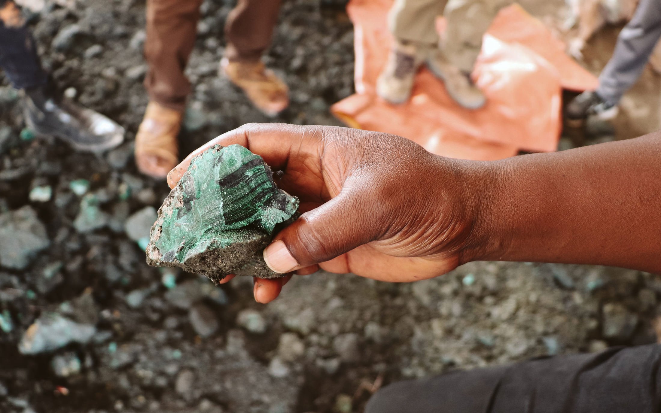 Un échantillon du minerai de cobalt