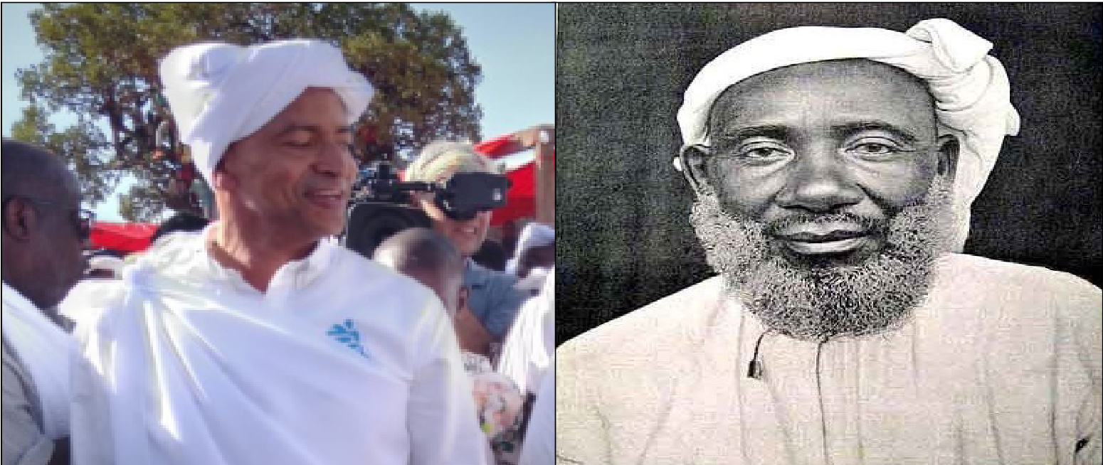 De g. à d. : Moïse Katumbi Chapwe et Hamed Bin Mohammed El Murjebi, alias Tippo Tip. Photo montage Le Maximum