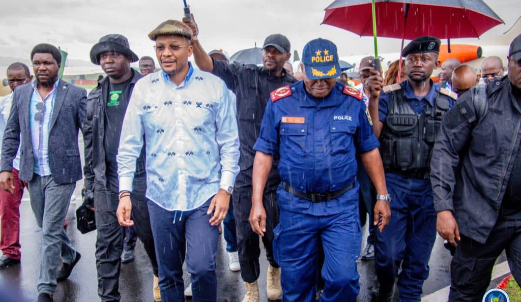 Le ministre des Hydrocarbures Didier Budimbu à Goma