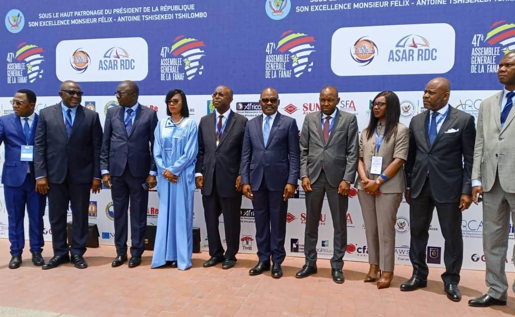 Participants à la 47ème assemblée générale de la Fédération de droit national africaine (FANAF)