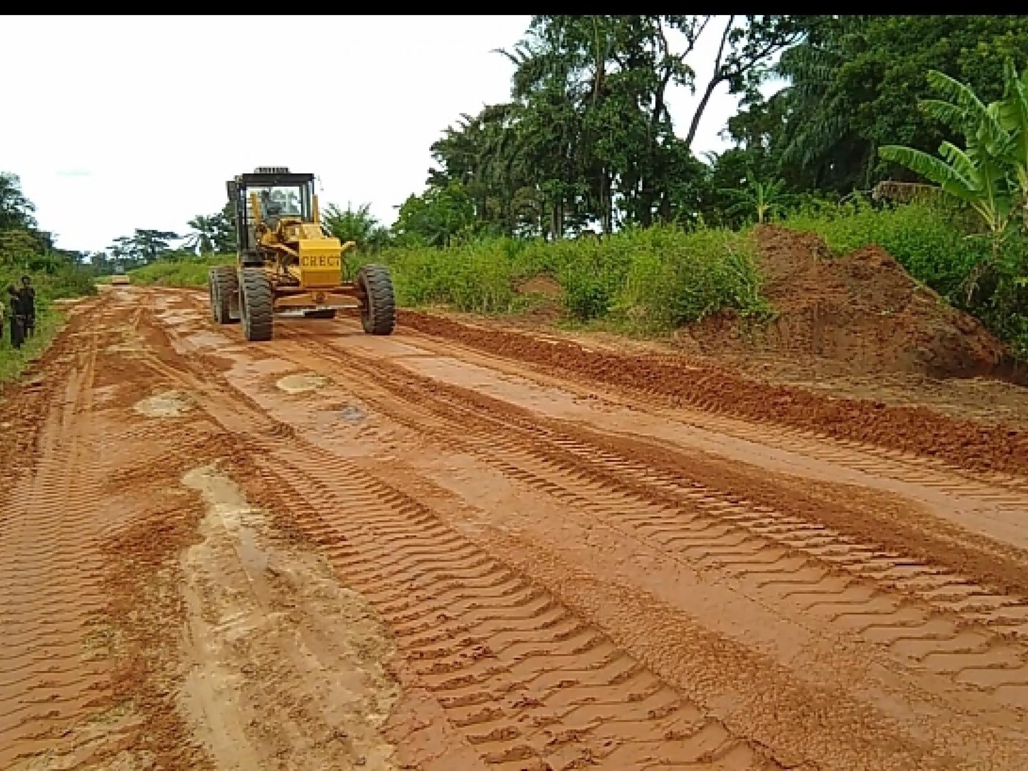 La route Kananga - Kalamba Mbuji