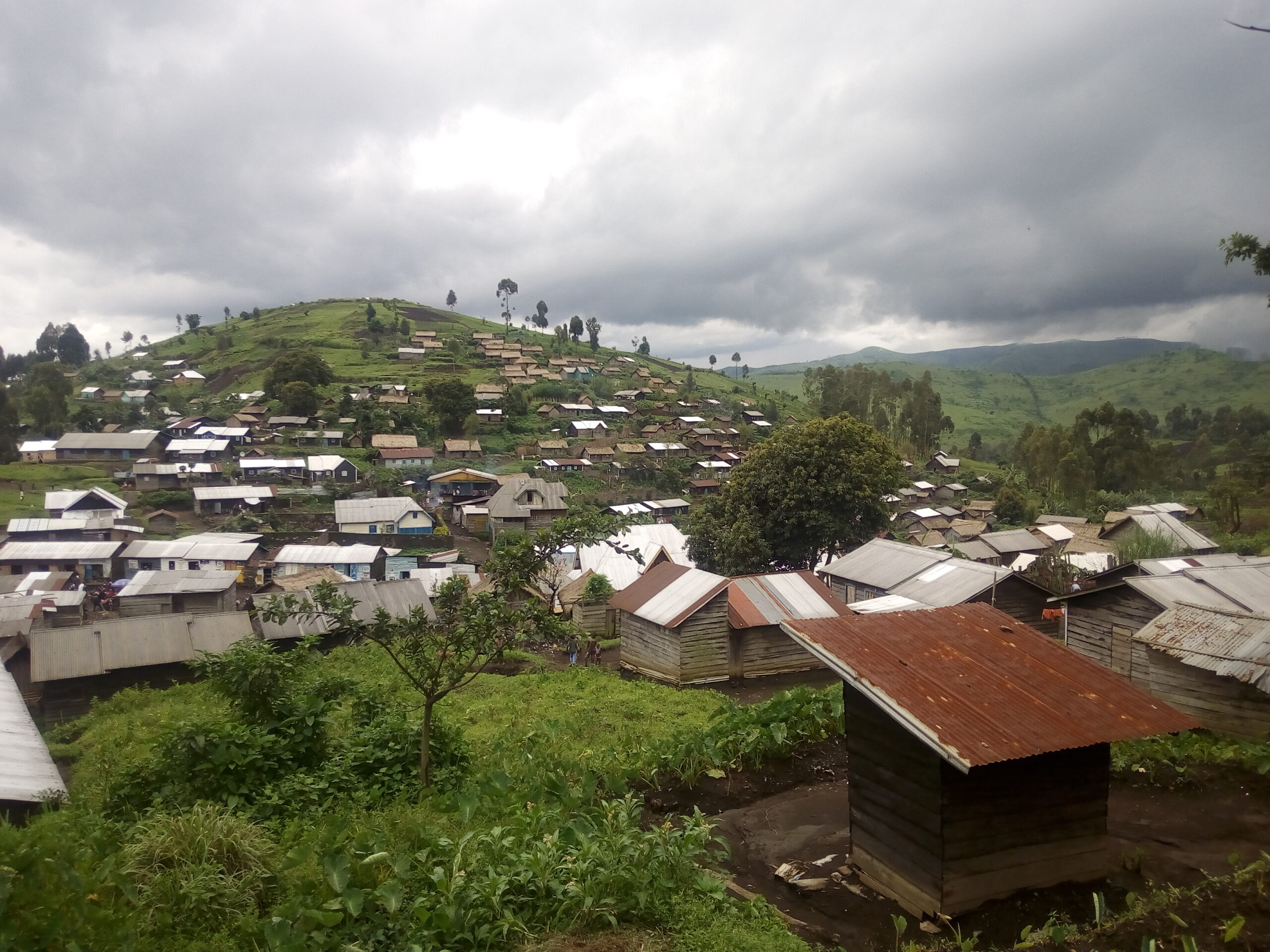Vue de la commune de Masisi.