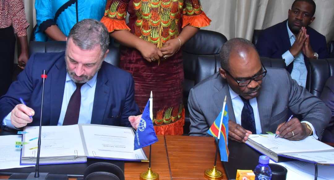 Signature de l’accord Banque Mondiale