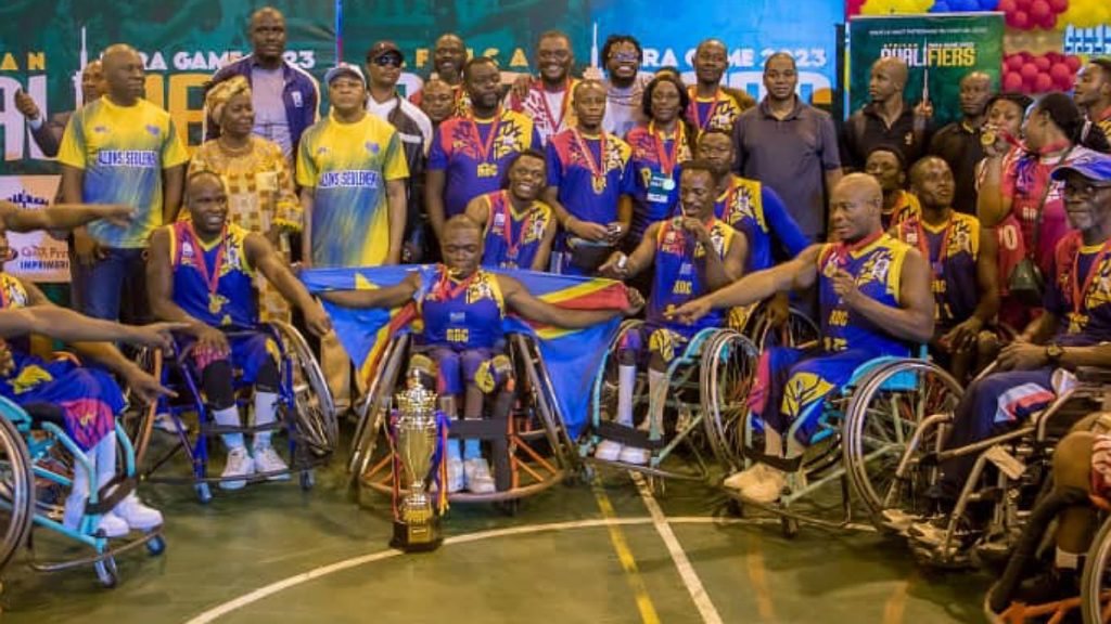 Les Léopards basket sur fauteuils roulants à Accra