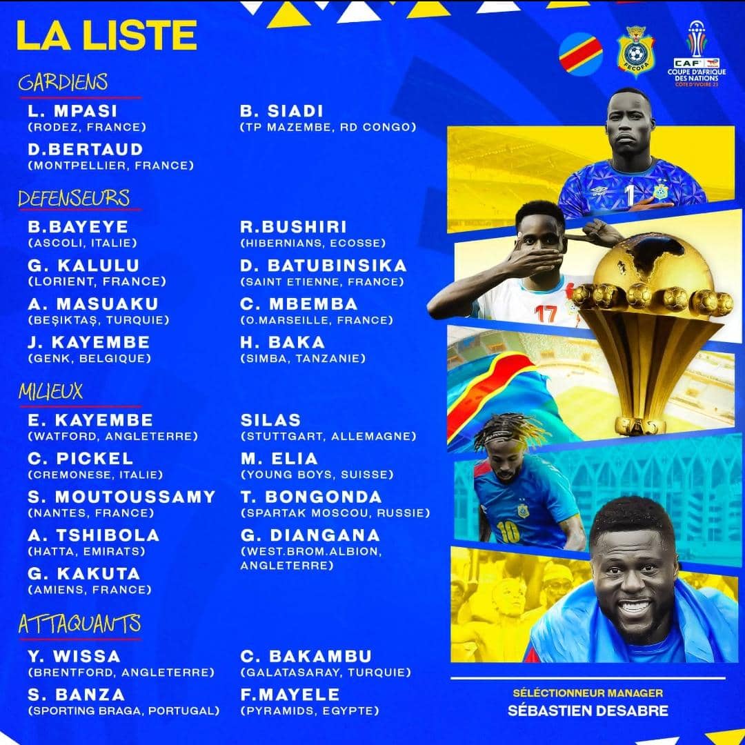 CAN COTE D’IVOIRE 2023 : Les 24 Léopards sélectionnés sont connus