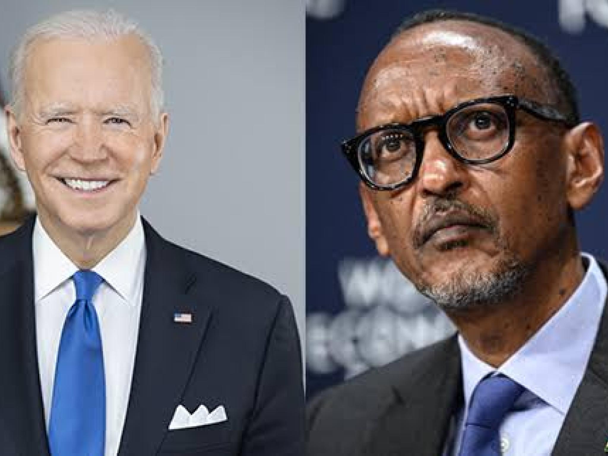Paul Kagame et Joe Biden