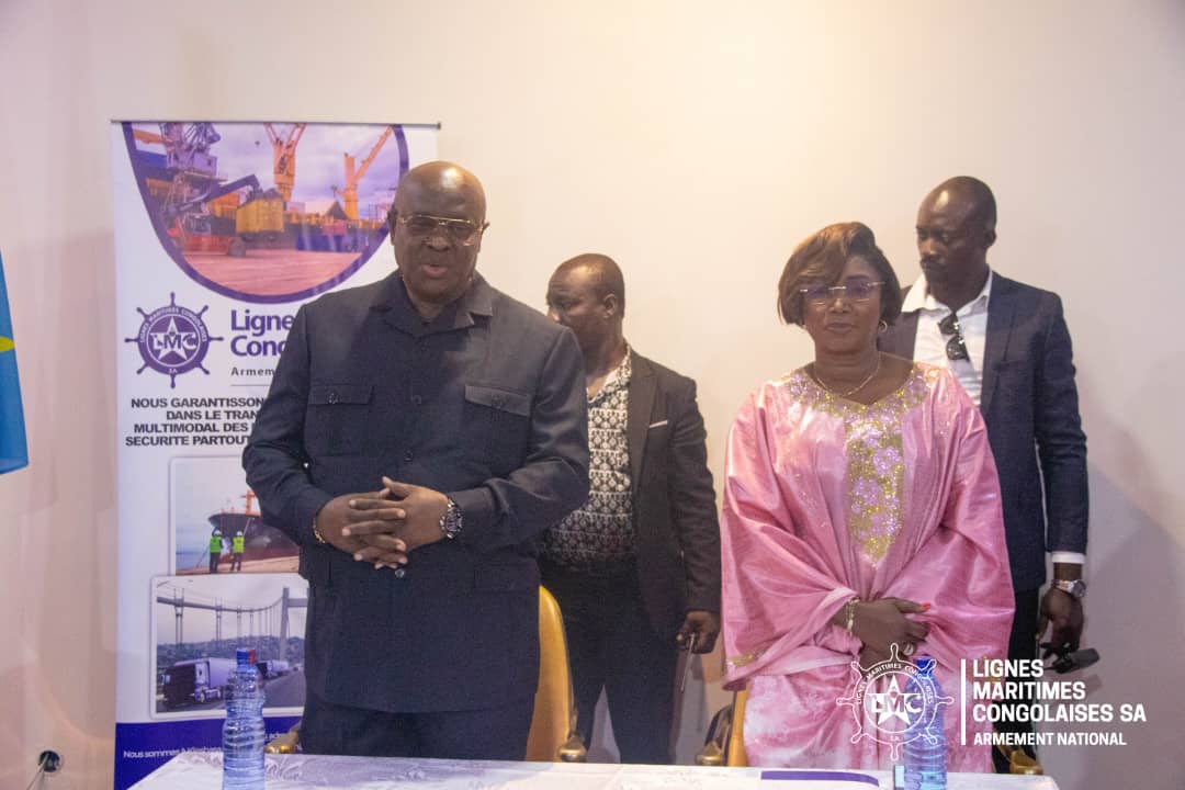 BANC SYNDICAL – DIRECTION GENERALE : le DG Jean-Claude Mukendi ouvre les assises des réunions paritaires 2024 des Lignes maritimes congolaises SA