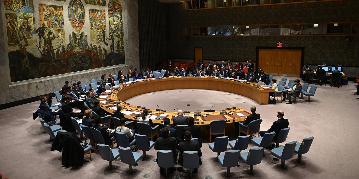 Une réunion du conseil de sécurité de l’ONU
