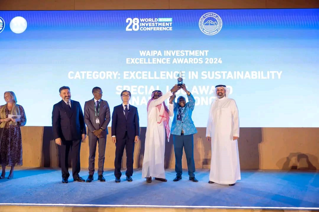 Remise du prix de meilleure agence à l’ANAPI  au World Investment Conference Awards 2024