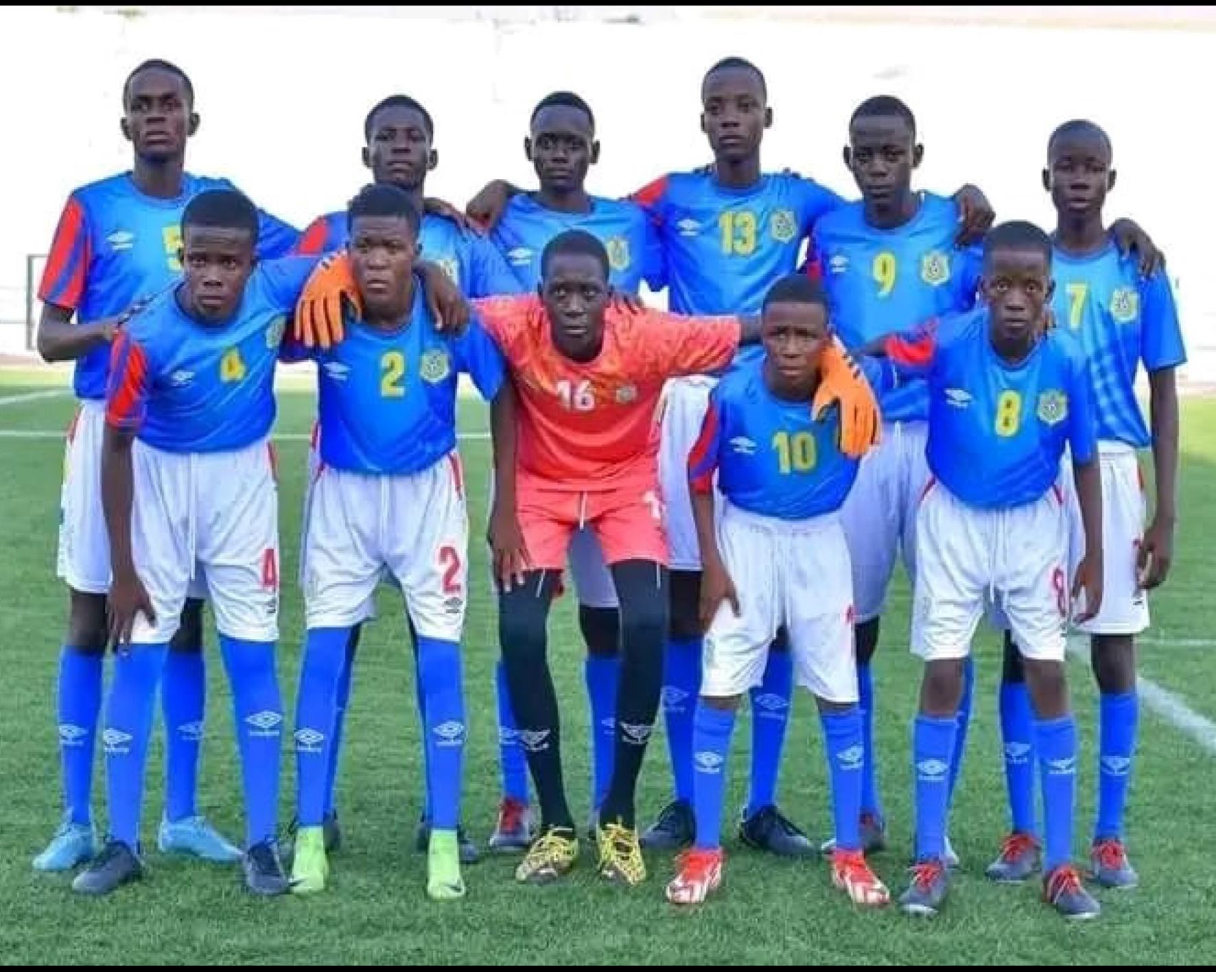 Les Léopards U17 de la RDC