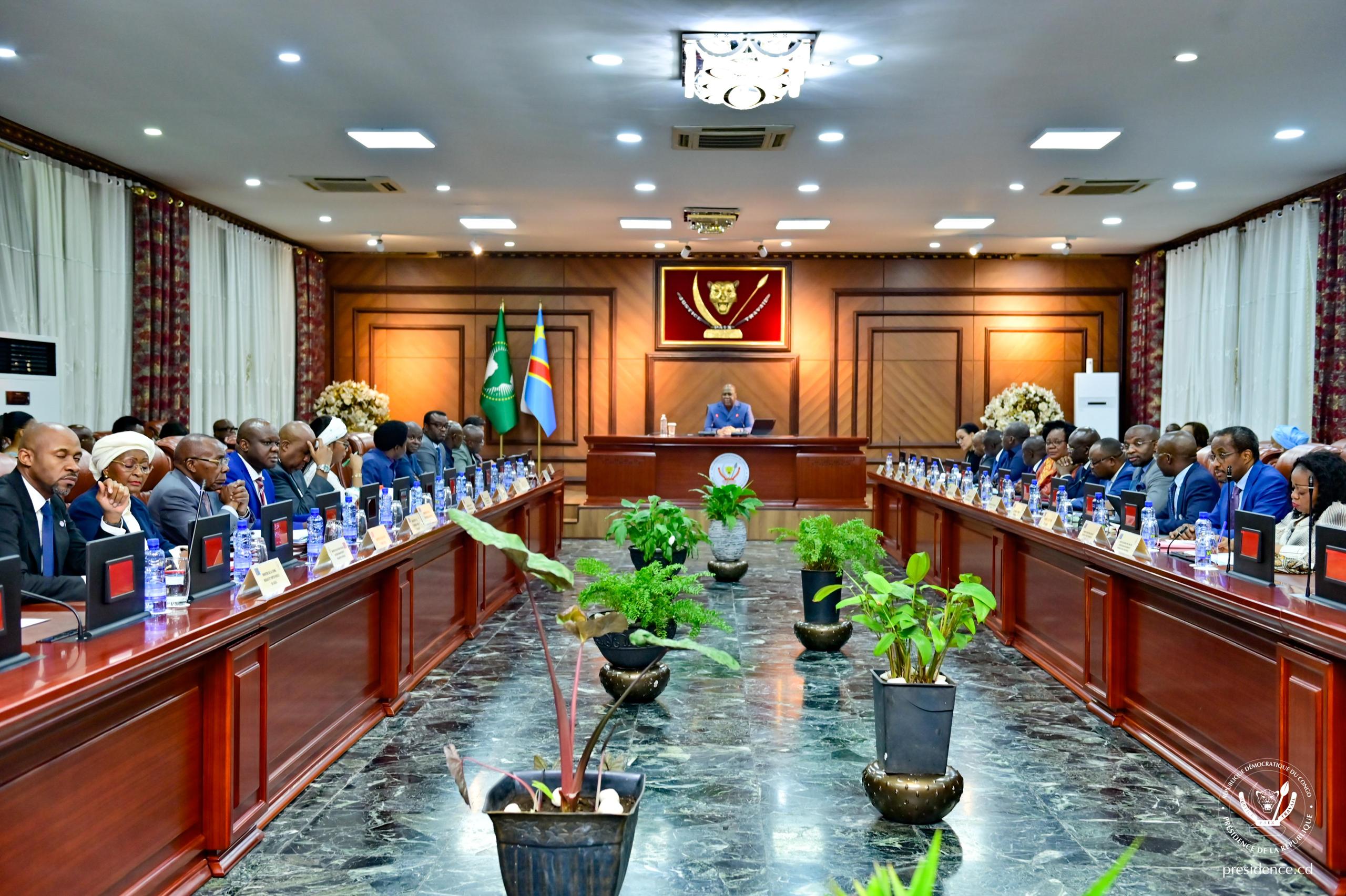 Une réunion du Conseil des ministres