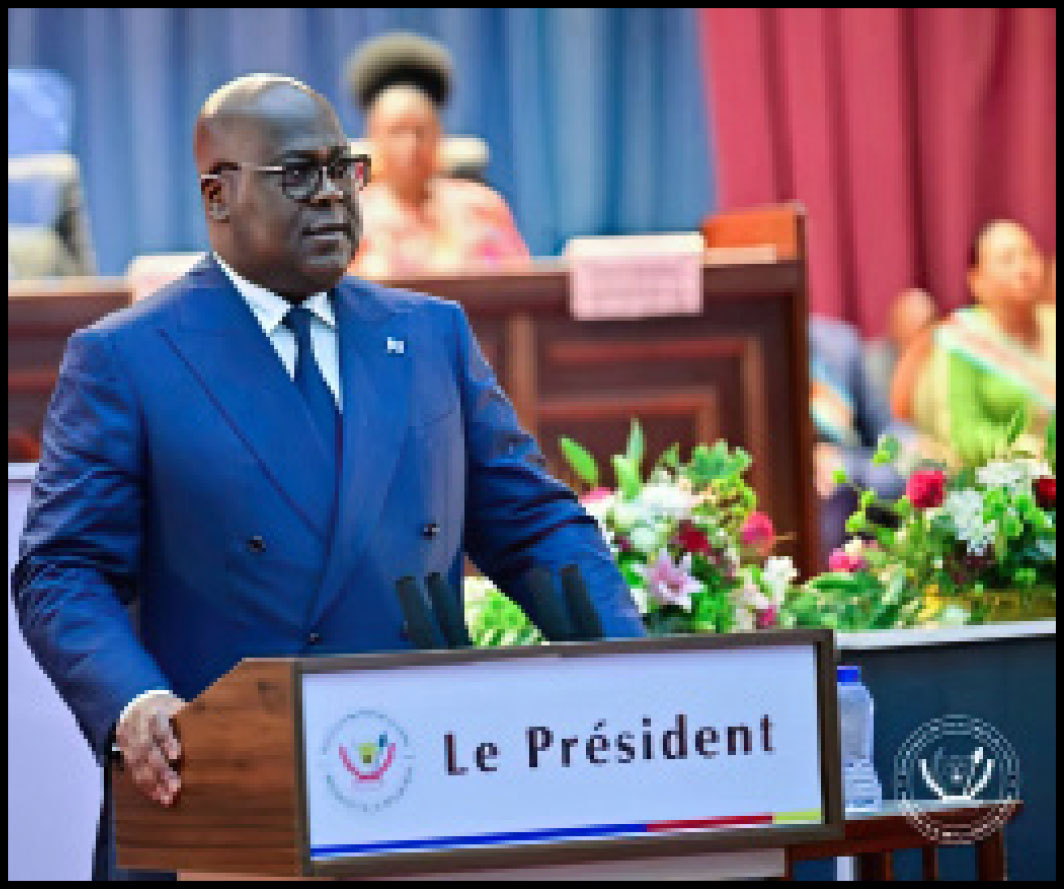 DISCOURS SUR L’ETAT DE LA NATION : Les priorités stratégiques de Tshisekedi pour la paix à l’Est