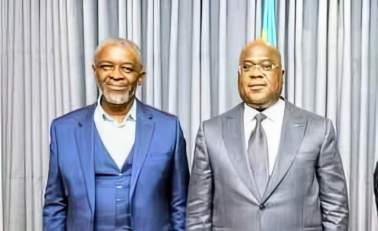 Roland Lumumba et le président Félix Tshisekedi