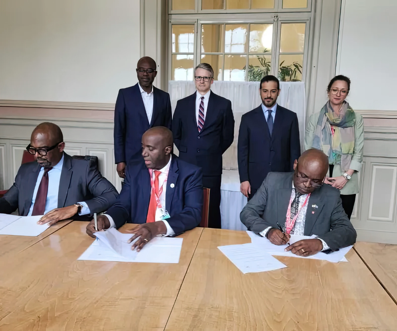 Cérémonie de signature du mémorandum d’entente à Montreux