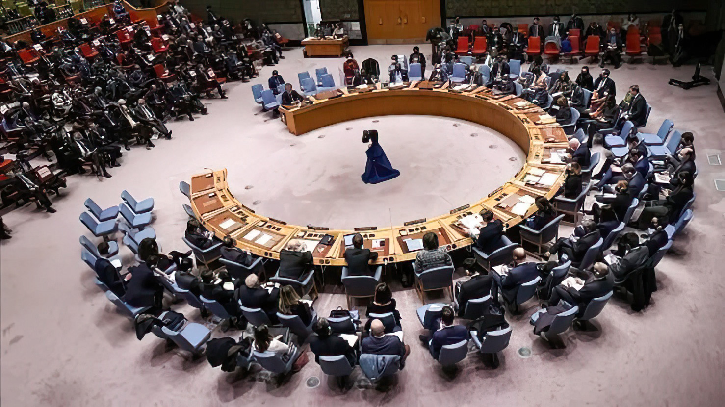 Une vue d’ue réunion du conseil de sécurité de l’ONU