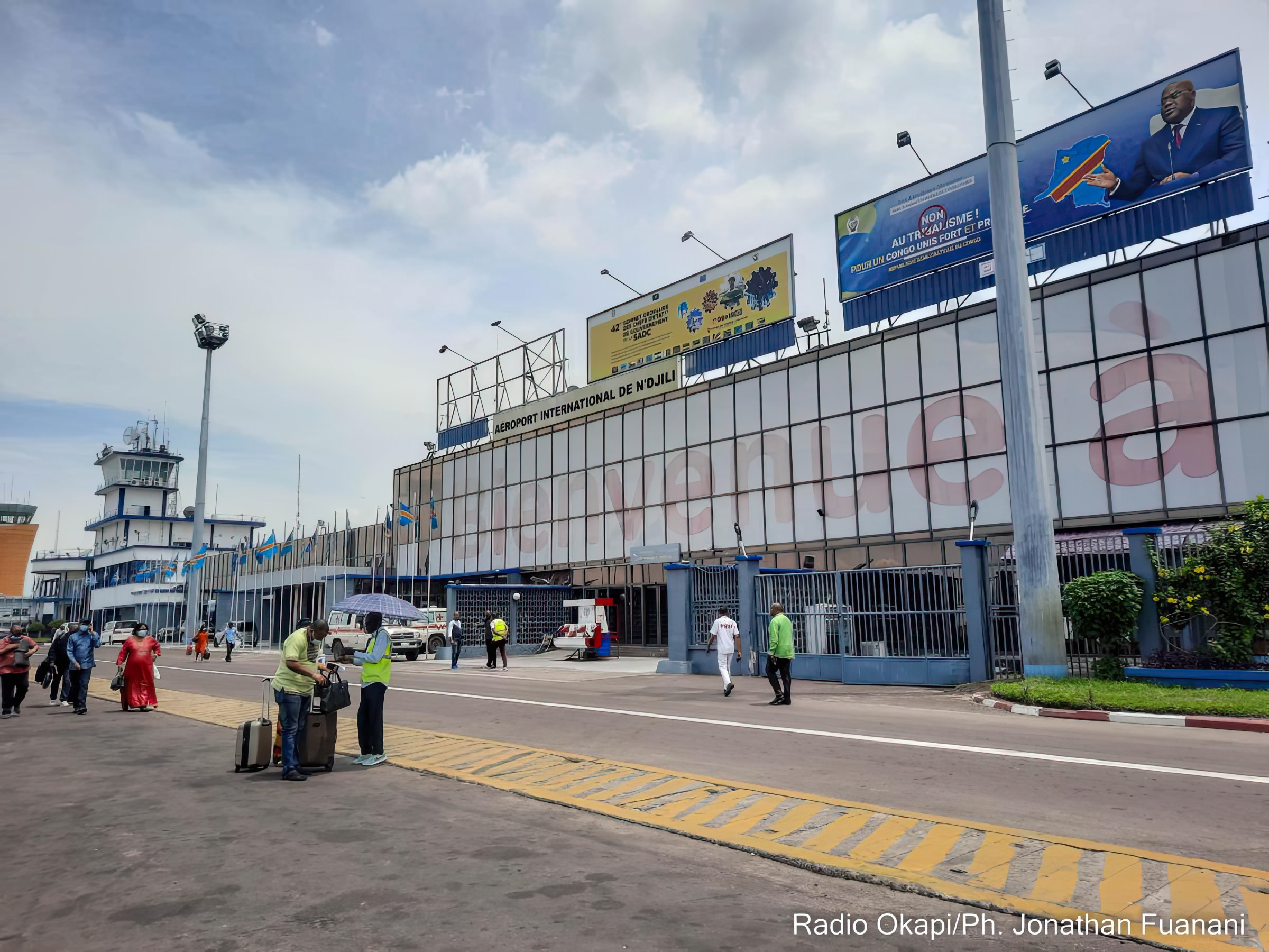 L’aéroport international de N’djili.