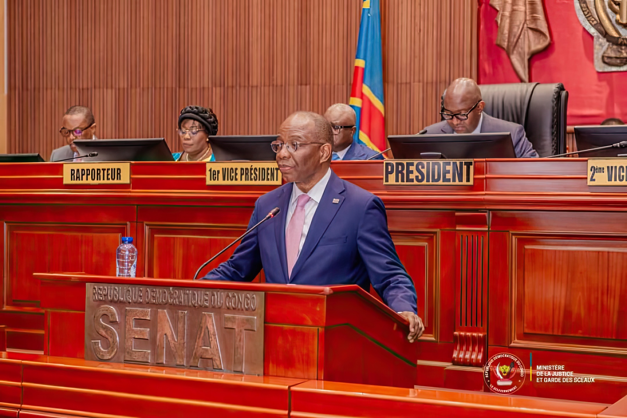 Le ministre de la Justice Guillaume Ngefa