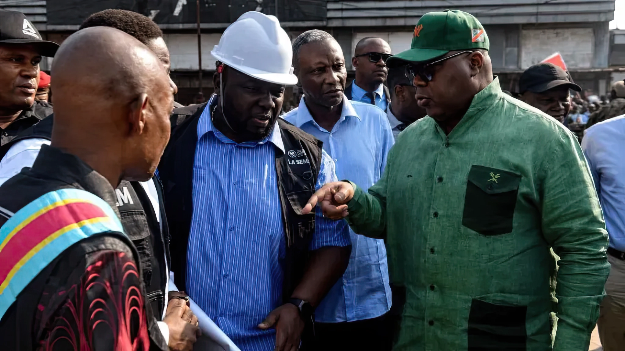 Le président Tshisekedi en visite d’inspection au grand marché