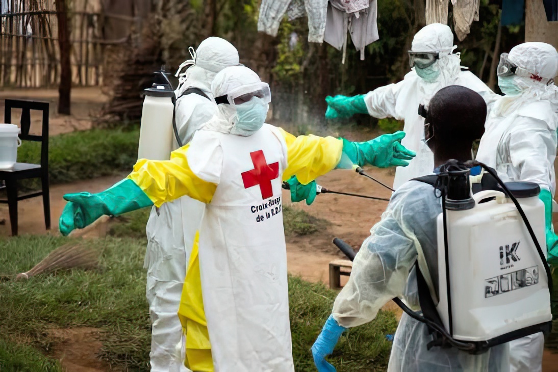 L’équipe de riposte contre Ebola. 