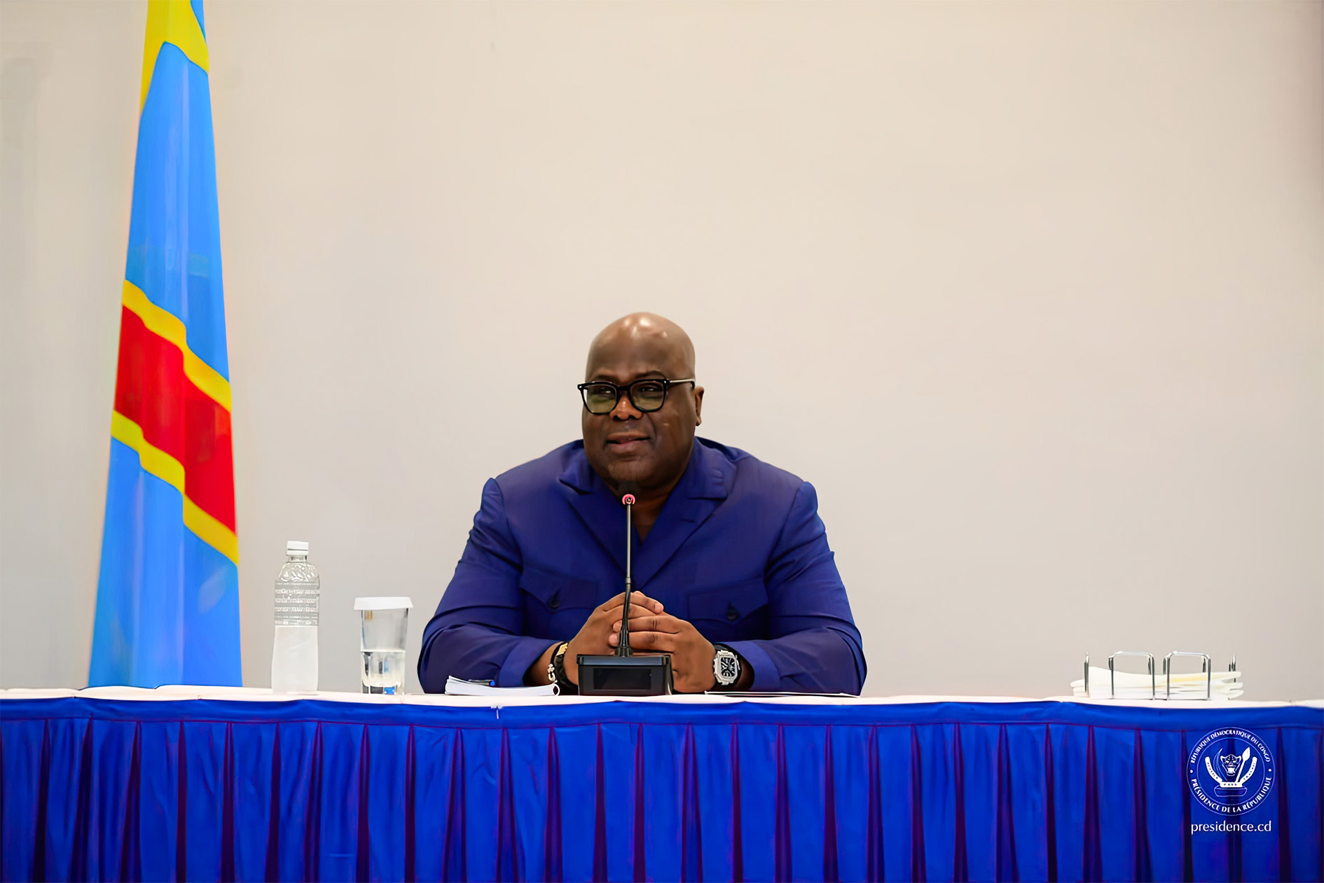Le président de la République Félix Tshisekedi