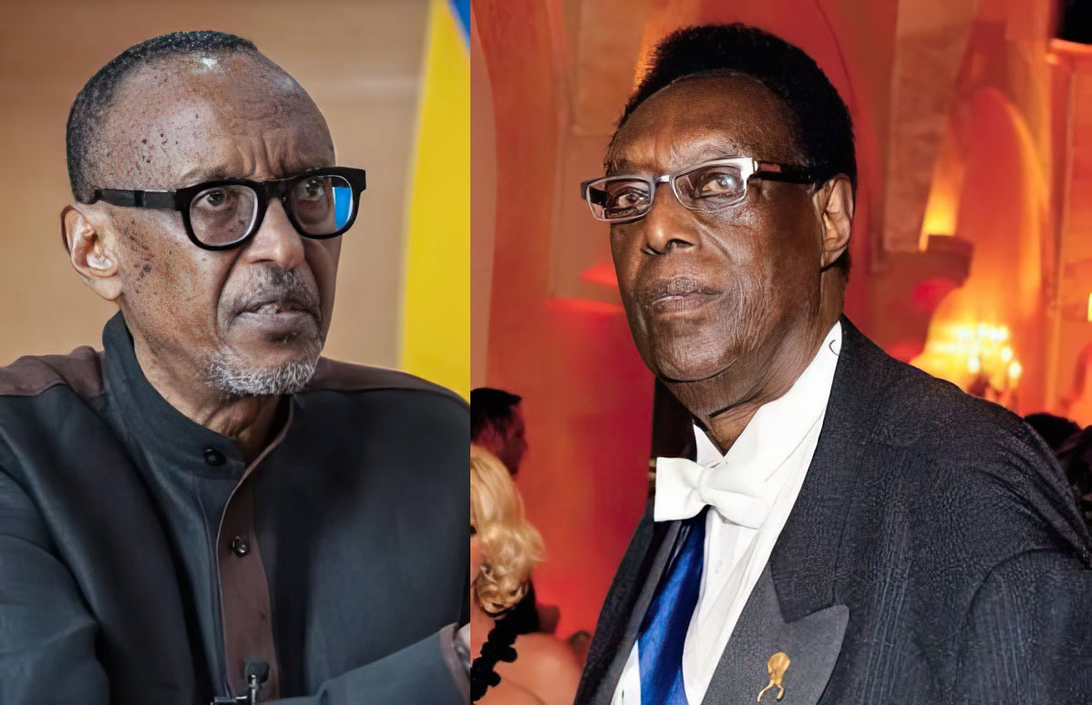 Paul Kagame et le mwami Kigeri V