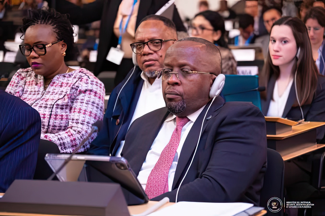 Le VPM/ Intérieur Jacquemain Shabani à la 77ème session du comité exécutif du HCR