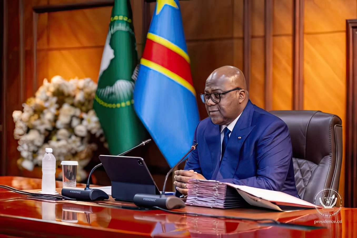Le président de la République Félix Tshisekedi
